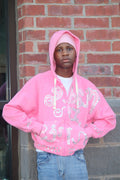Pink Zip-Up Hoodie